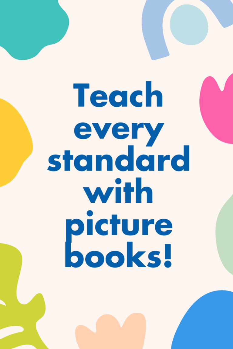 teach reading standards with picture books